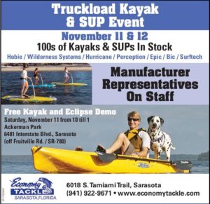 truckload kayak and stand up paddle board event