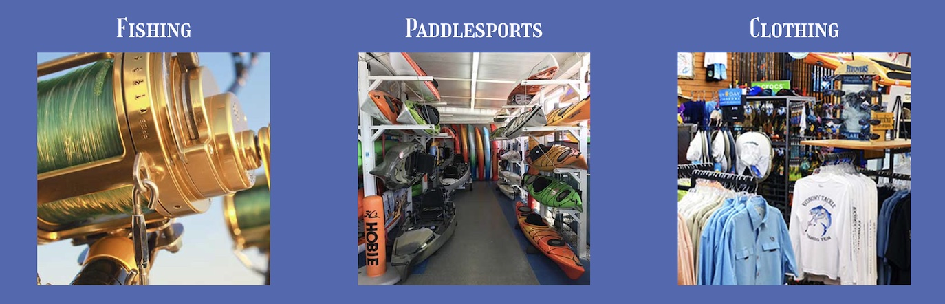 Fishing, Kayaking, and Paddling
